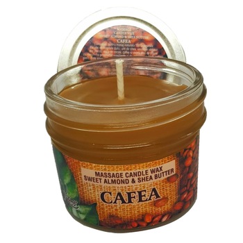 Lumanare pentru masaj - CAFEA - Massage Candle Wax Sweet Almond & Shea Butter 100 ml Lumanare pentru masaj - CAFEA - Massage Candle Wax Sweet Almond & Shea Butter 100 ml