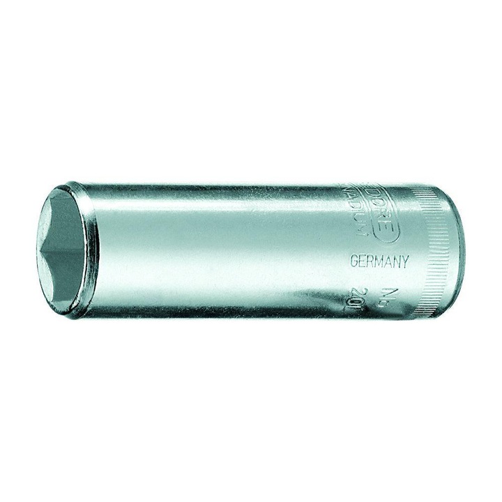 Cheie tubulara lunga 1/4" 13, cu 6 laturi, Gedore