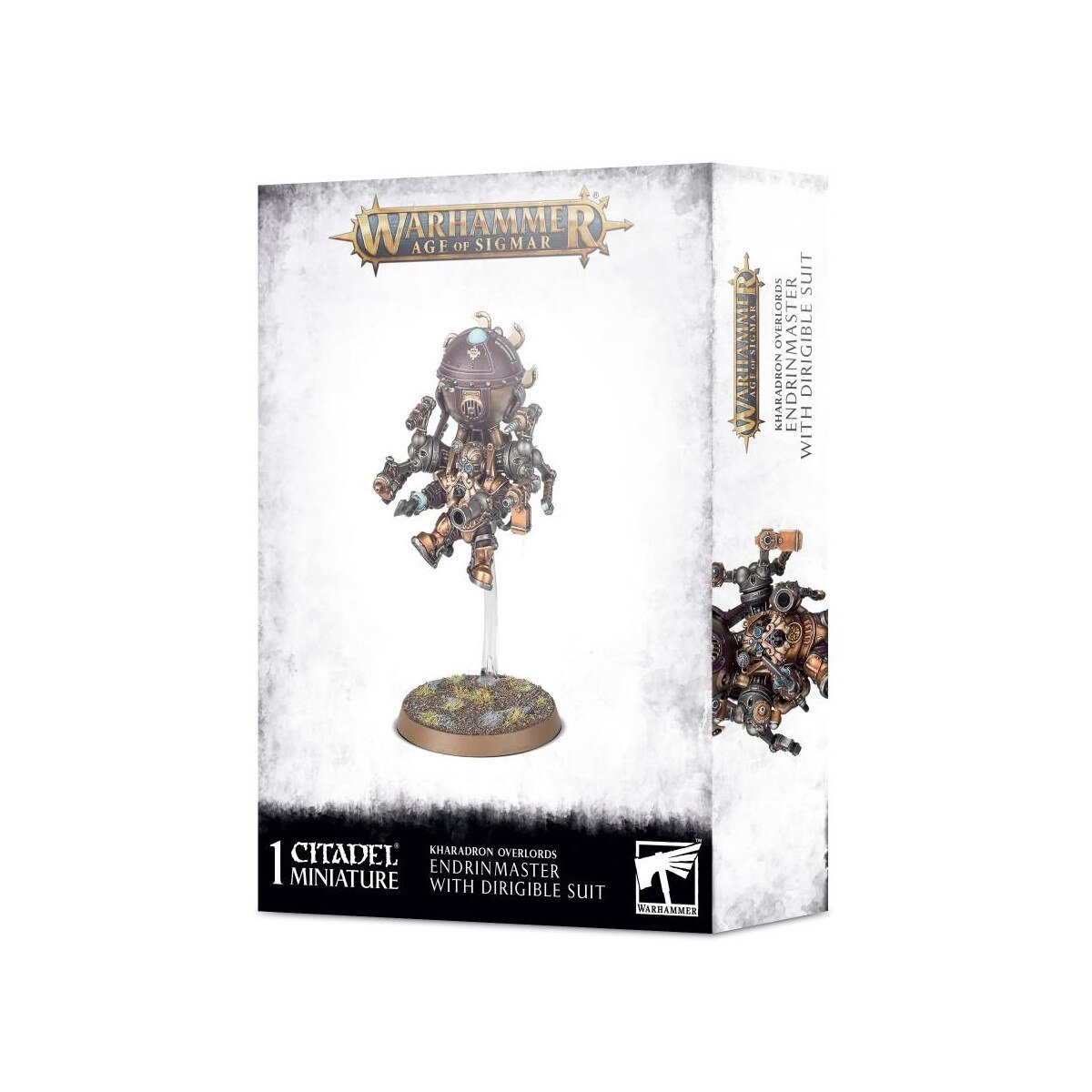 Miniatura Warhammer 40k, Games Workshop, Kharadron Overlords, Endrinmaster With Dirigible Suit