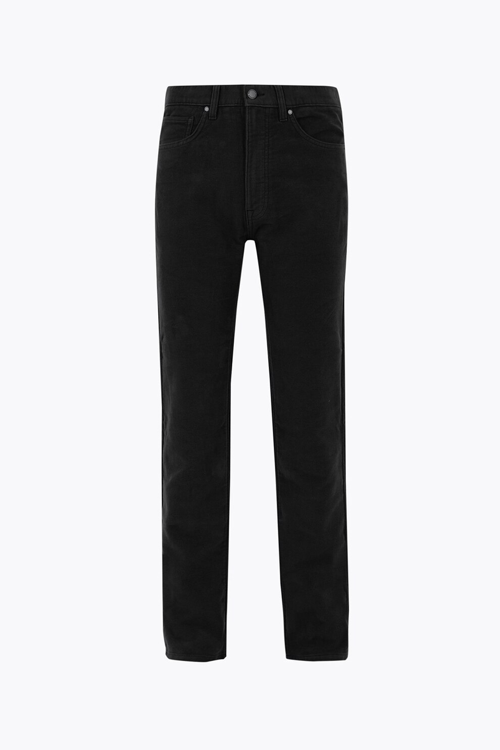 Marks & Spencer, Pantaloni regular fit cu croiala dreapta, Negru, W32-L29