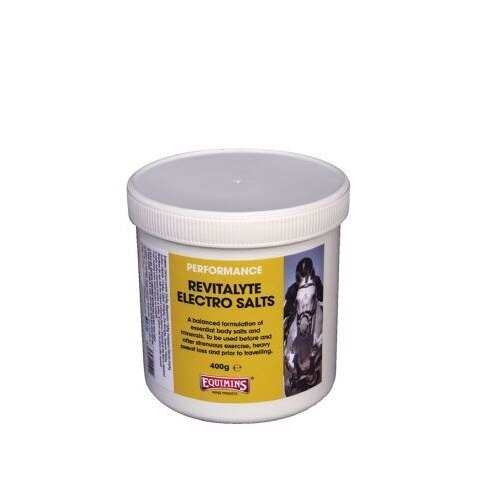 Supliment probiotic de tip saruri electrolitice revitalizante pentru cabaline, Equimins, 400 gr