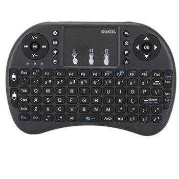 Mini tastatura wireless i8 Air, Iluminata, Cu touchpad, Pentru TV Box / Mini PC / Tableta / Smart TV, Compatibila Android / Windows, Negru Mini tastatura wireless i8 Air, Iluminata, Cu touchpad, Pentru TV Box / Mini PC / Tableta / Smart TV, Compatibila Android / Windows, Negru