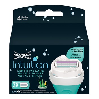 Rezerve aparat de epilat Wilkinson Intuition Sensitive, Femei, 3 buc Rezerve aparat de epilat Wilkinson Intuition Sensitive, Femei, 3 buc