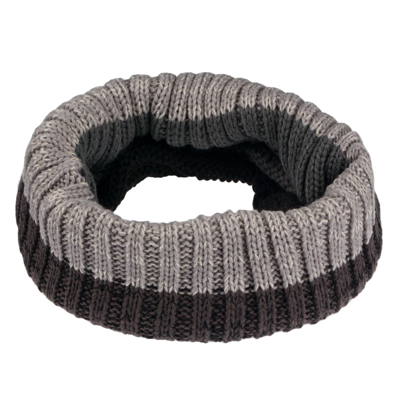 Fular circular, Zola®, barbatesc, marime universala, negru-gri