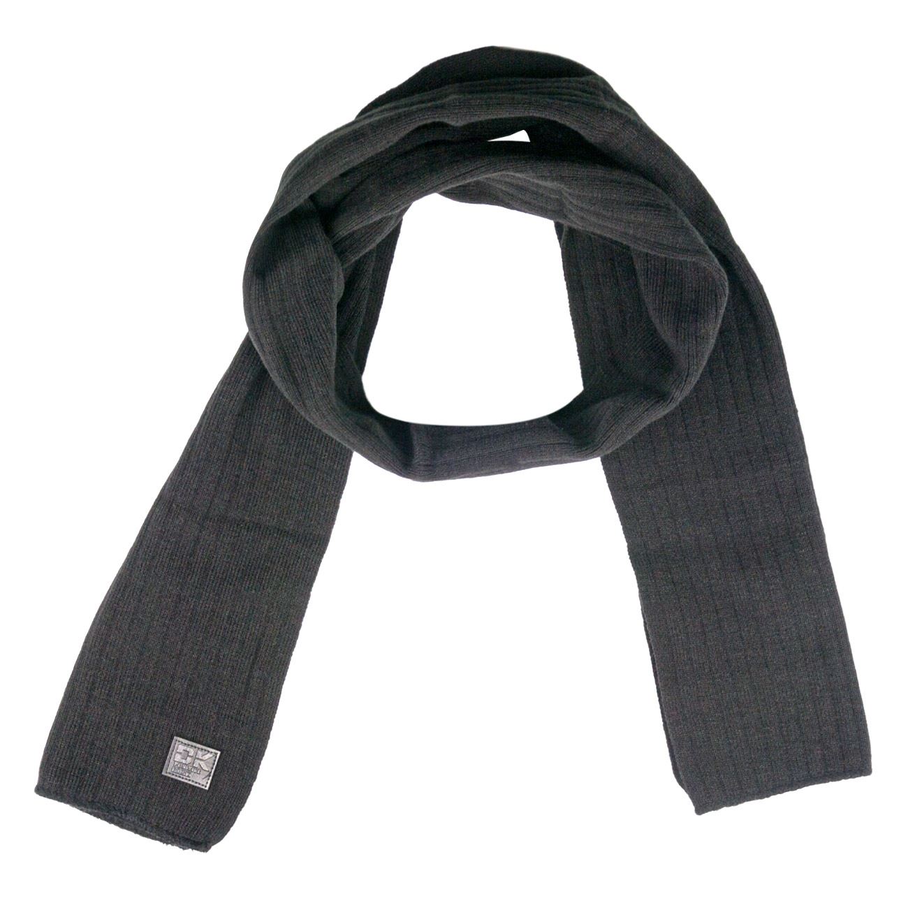 Fular barbatesc, Zola®, gri cu dungi in relief, marime universala