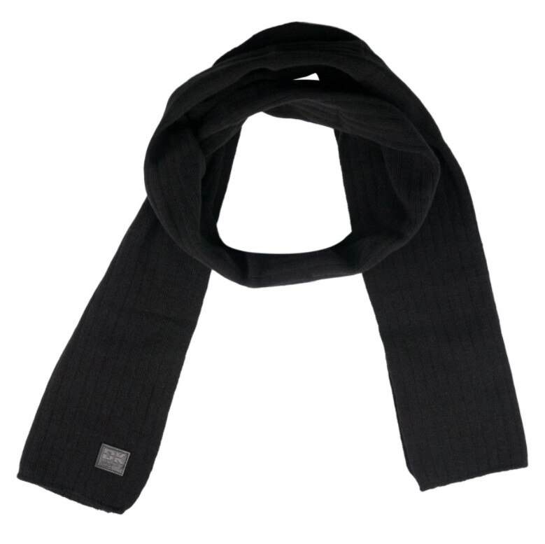 Fular barbatesc, Zola®, negru cu dungiin relief, marime universala