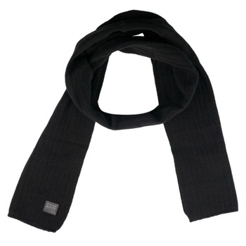 Fular barbatesc, Zola®, negru cu dungiin relief, marime universala Fular barbatesc, Zola®, negru cu dungiin relief, marime universala