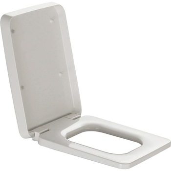Capac WC Laufen Il Bagno Alessi One Square cu inchidere lenta, alb Capac WC Laufen Il Bagno Alessi One Square cu inchidere lenta, alb
