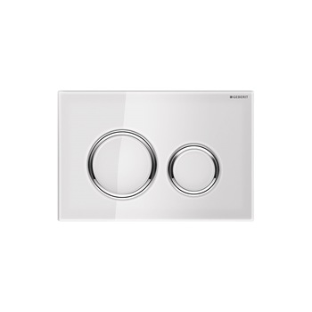 Clapeta actionare Geberit Sigma21 alb-crom lucios Clapeta actionare Geberit Sigma21 alb-crom lucios