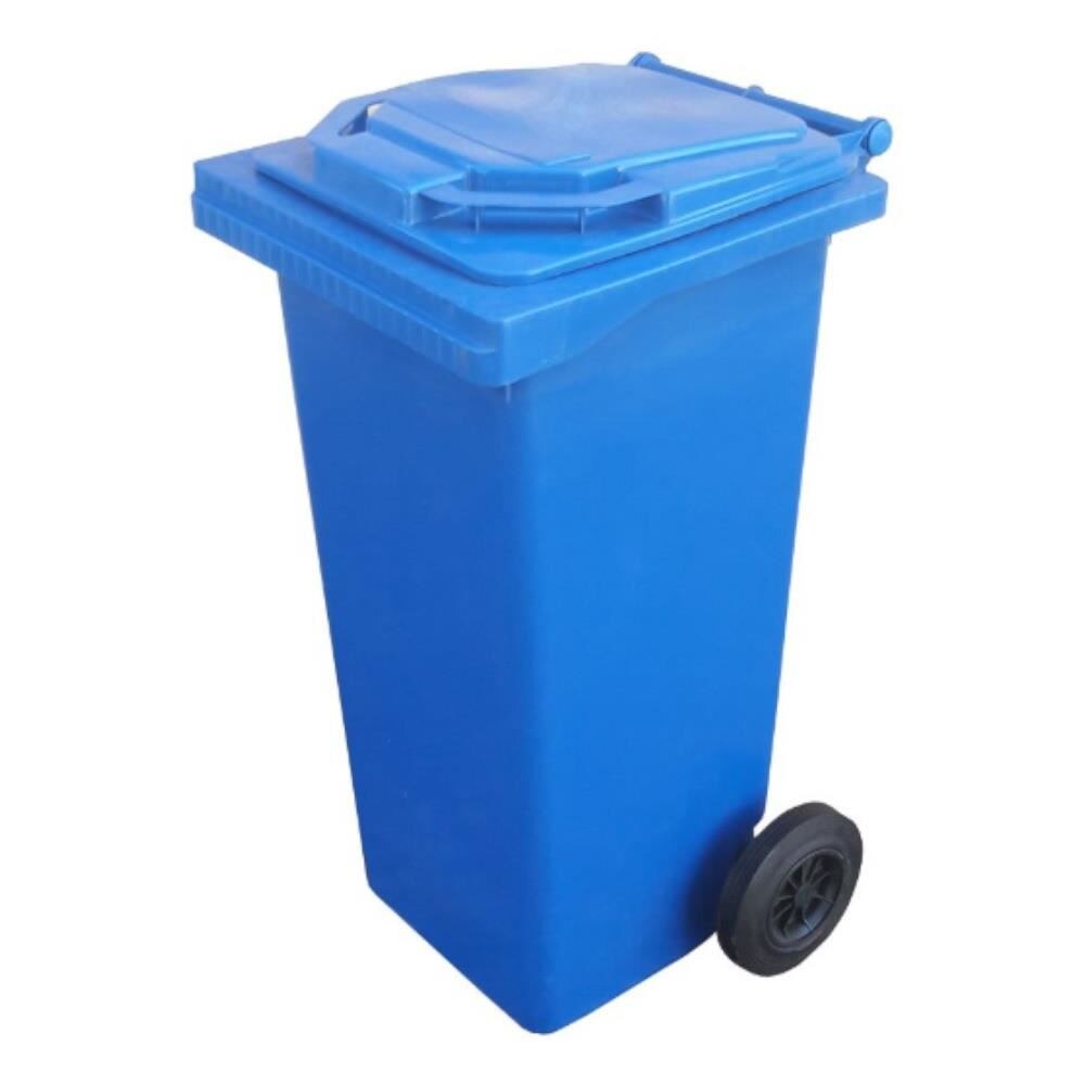 Pubela gunoi, Strend Pro GB2 Blue, 120 L, Albastru, 2 roti