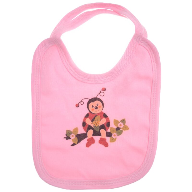 Baveta din bumbac pentru bebelusi Mini Bimbi VBMBR5, ROZ