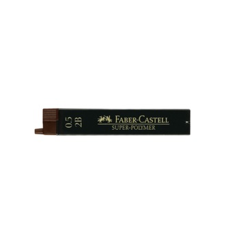 Mina Creion 0.5 mm Super-Polymer, Duritate 2B, Faber-Castell Mina Creion 0.5 mm Super-Polymer, Duritate 2B, Faber-Castell