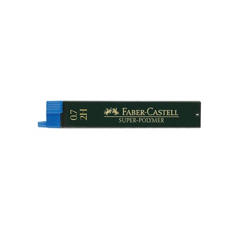 Mina Creion 0.7 mm Super-Polymer, Duritate 2H, Faber-Castell Mina Creion 0.7 mm Super-Polymer, Duritate 2H, Faber-Castell