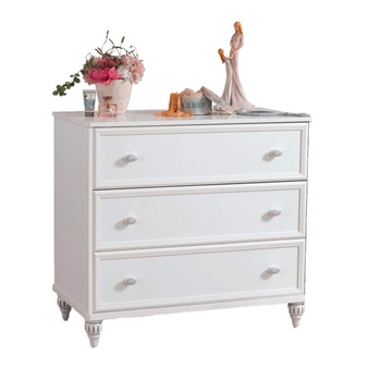 Comoda cu 3 sertare, pentru camera copii si adolescenti Colectia Romantica, 90x50x84 cm Comoda cu 3 sertare, pentru camera copii si adolescenti Colectia Romantica, 90x50x84 cm