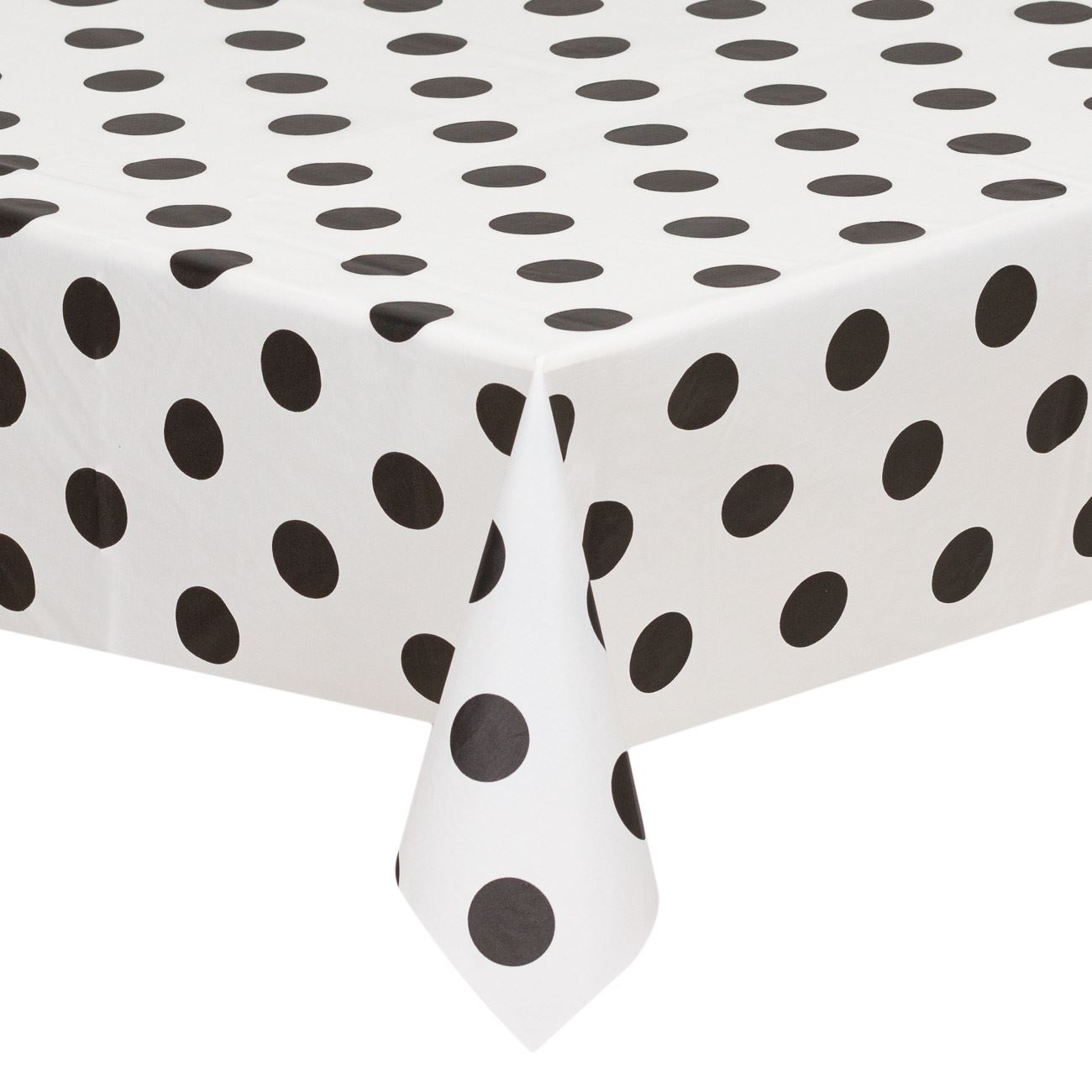 Fata de Masa, New Line, Model Buline, 183x137 cm, Plastic, Alb/Negru