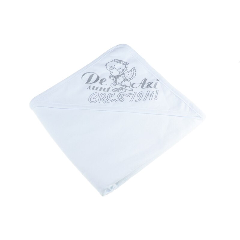 Panza de mir pentru botez 82 x 100 cm Mini Junior 006A1, Alb 5 ani