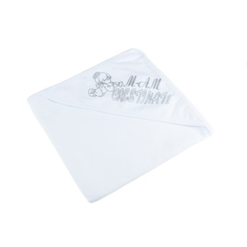Panza de mir pentru botez 82 x 100 cm Mini Junior 007A1, Alb Panza de mir pentru botez 82 x 100 cm Mini Junior 007A1, Alb