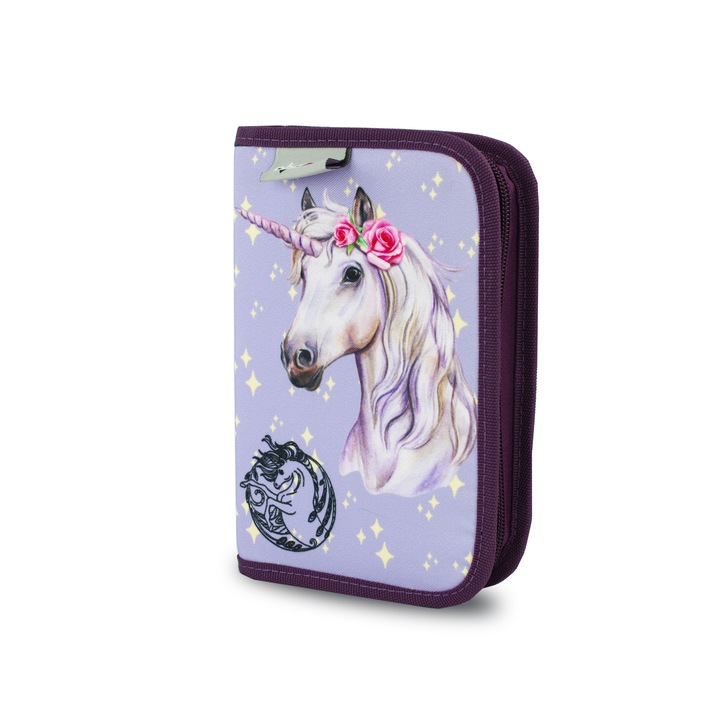 Несесер с пособия с един цип ABC123 UNICORN, 20 х 14 х 4 см