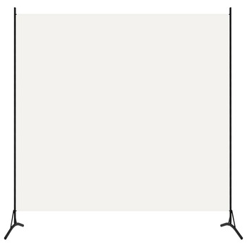 Paravan de camera cu 1 panou vidaXL, Tesatura, 175 x 180 cm, Alb Paravan de camera cu 1 panou vidaXL, Tesatura, 175 x 180 cm, Alb