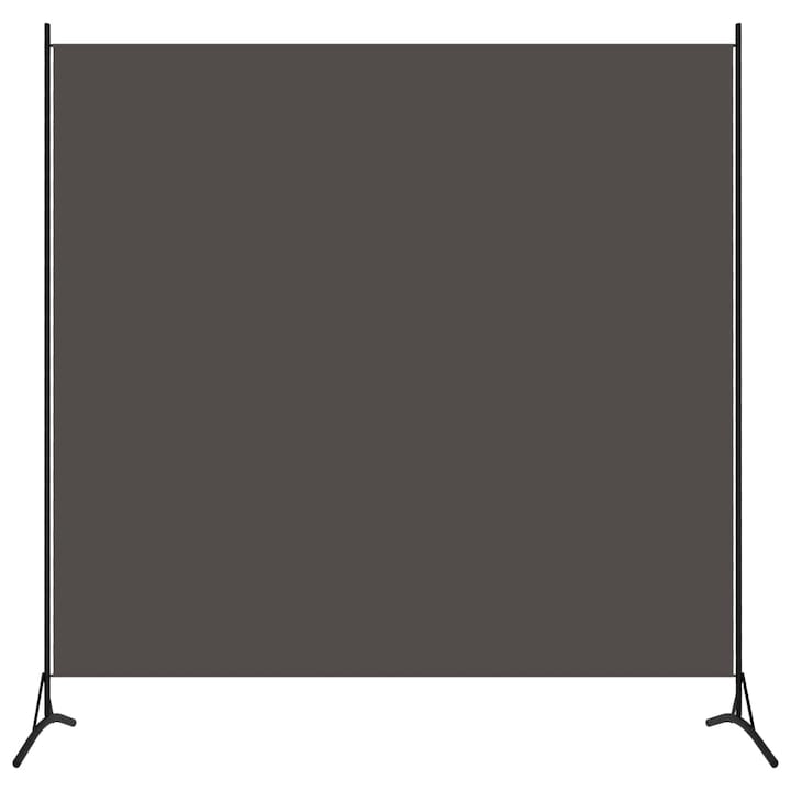 Paravan de camera cu 1 panou vidaXL, Tesatura, 175 x 180 cm, Antracit
