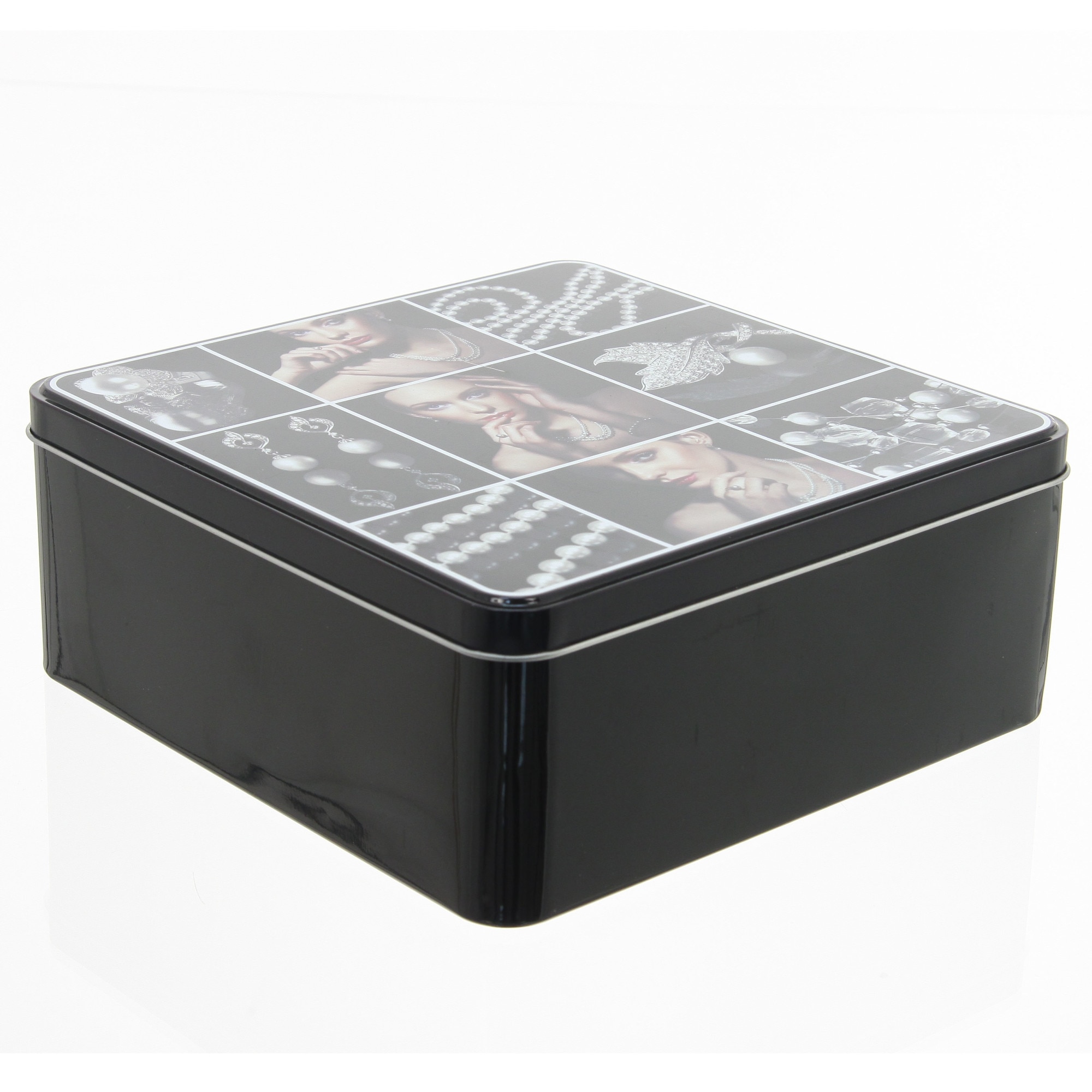 Cutie depozitare cu capac. metal