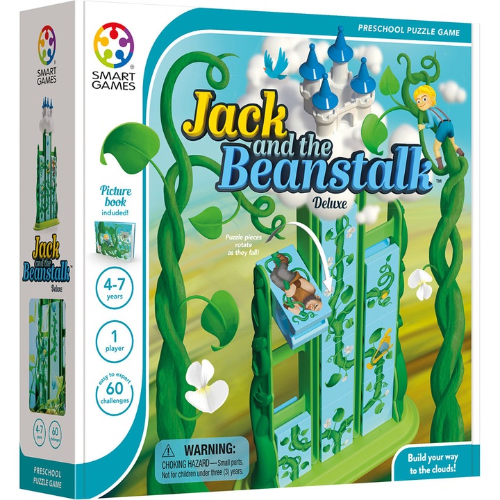 Интелигентна игра SmartGames, Jack & The Beanstalk Deluxe