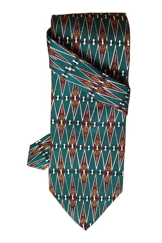 Cravata matase barbati Paolo Bianco, multicolor, 145 cm lungime