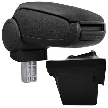 Cotiera Peugeot 308 II (09.2013-) marca aVr - negru textil Cotiera Peugeot 308 II (09.2013-) marca aVr - negru textil