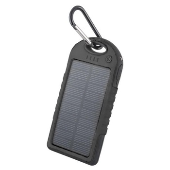 Baterie Externa cu incarcare solara 5.000mAh, Forever, STB-200, Negru Baterie Externa cu incarcare solara 5.000mAh, Forever, STB-200, Negru