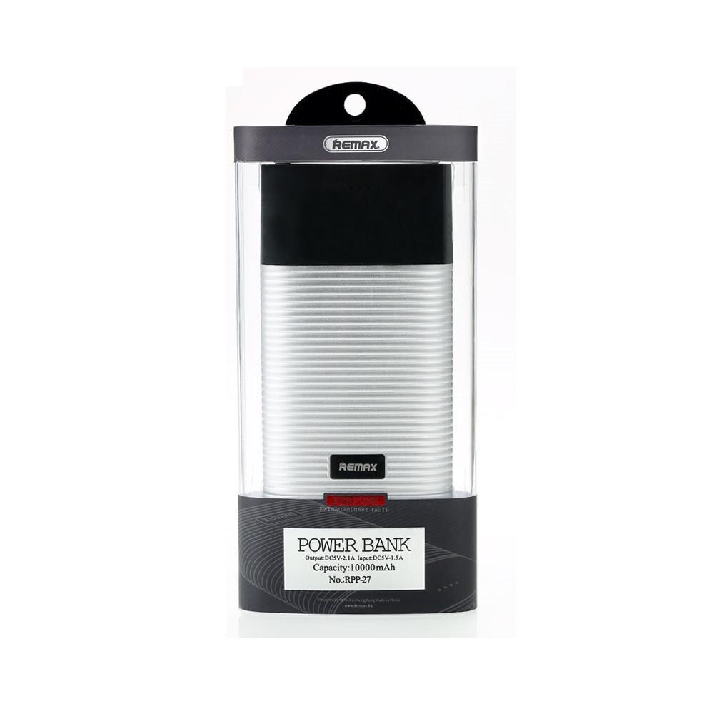 Baterie Externa 10000 mAh, Remax, Perfume, Argintiu