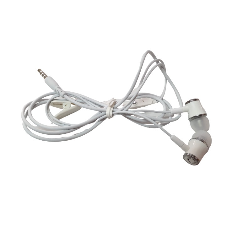 Casti audio cu fir pentru telefon Konfulon IN10 gri