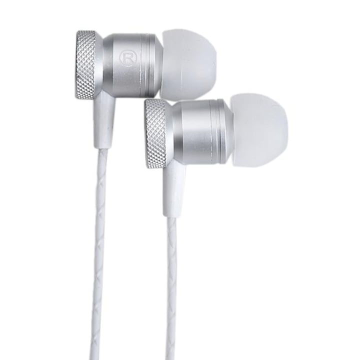 Casti cu microfon PZX 1566, Alb
