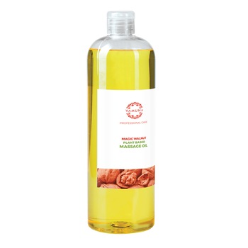 Ulei de masaj cu Nuci, Yamuna, 1.000 ml Ulei de masaj cu Nuci, Yamuna, 1.000 ml