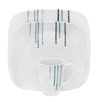 Serviciu vesela 16 piese, corelle, rain drops Serviciu vesela 16 piese, corelle, rain drops