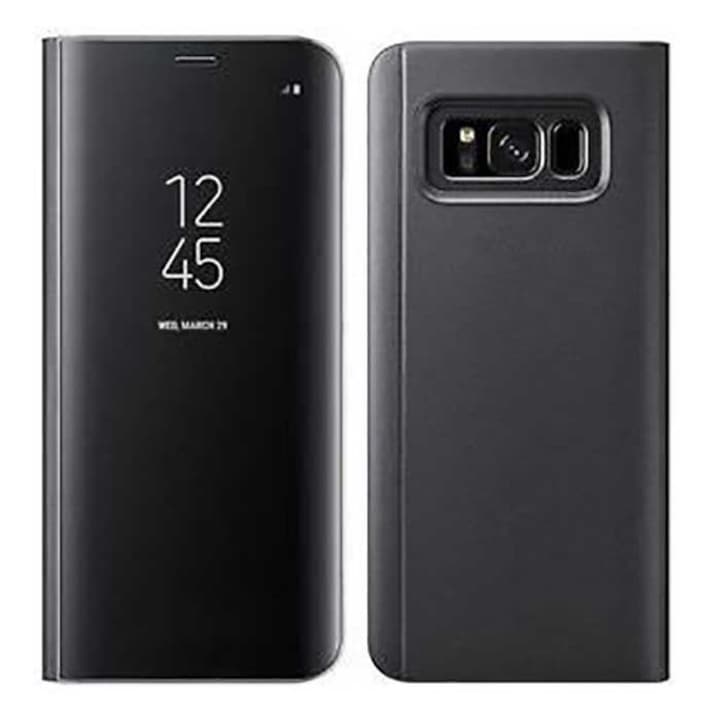 Защитен калъф Clear View Standing за Samsung Galaxy S8 Plus - черен