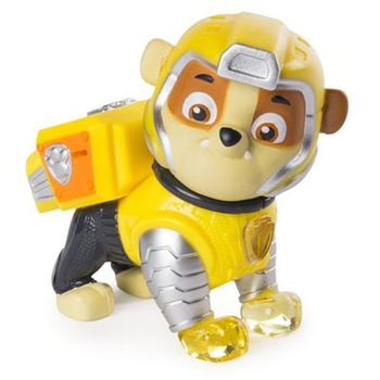 Figurina Spin Master Luminoasa Rubble cu Super Puteri Patrula Catelusilor Figurina Spin Master Luminoasa Rubble cu Super Puteri Patrula Catelusilor