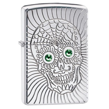 Bricheta Zippo 49172 Armor Sugar Skull Design Bricheta Zippo 49172 Armor Sugar Skull Design