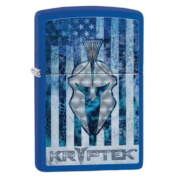 Bricheta Zippo 49179 Kryptek Logo On American Flag Bricheta Zippo 49179 Kryptek Logo On American Flag