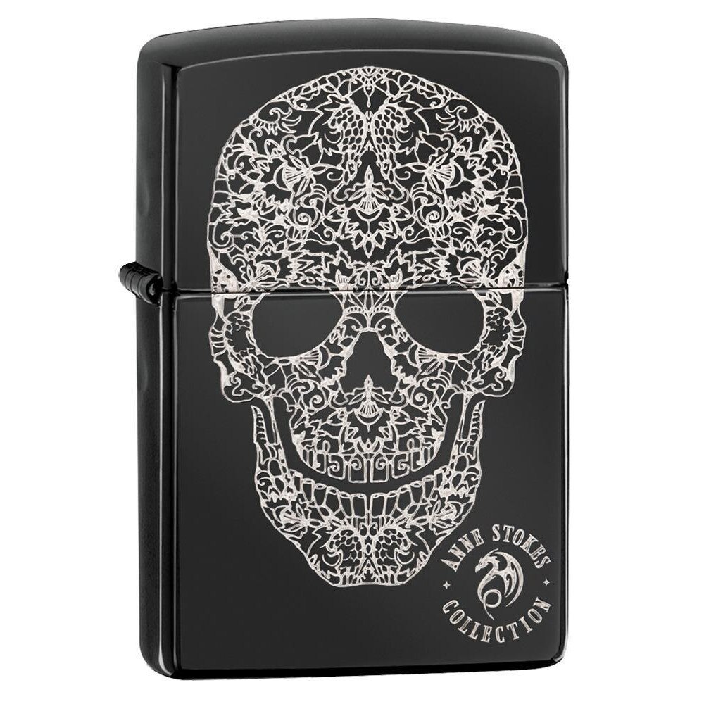 Bricheta Zippo 49143 Anne Stokes Skull Design