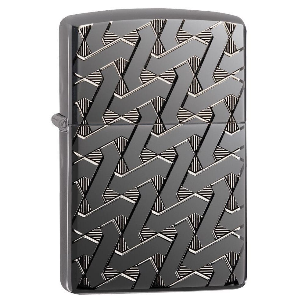 Bricheta Zippo 49173 Armor Geometric Weave Design