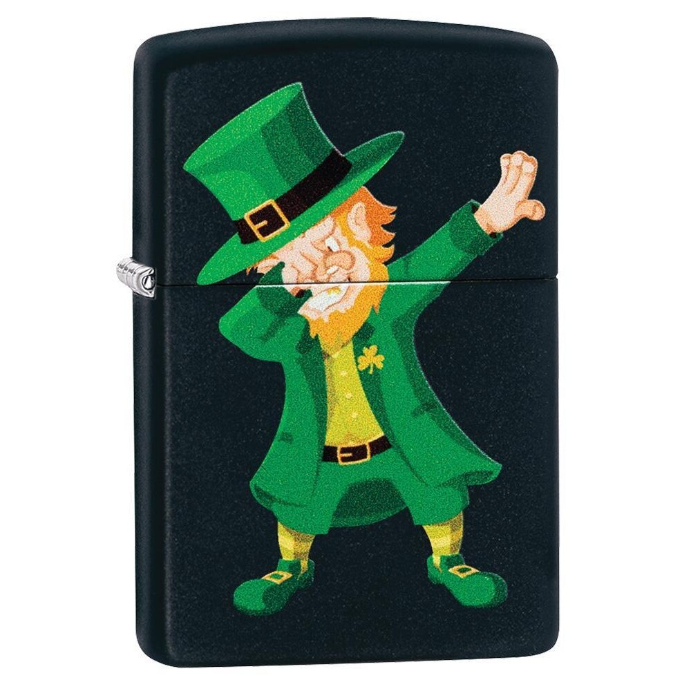 Bricheta Zippo 49124 Dabbing Leprechaun Design