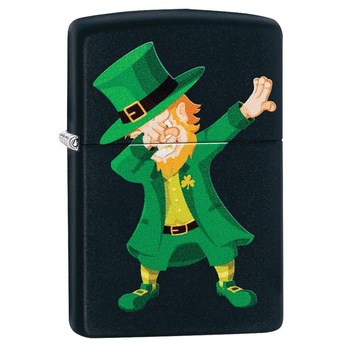 Bricheta Zippo 49124 Dabbing Leprechaun Design Bricheta Zippo 49124 Dabbing Leprechaun Design