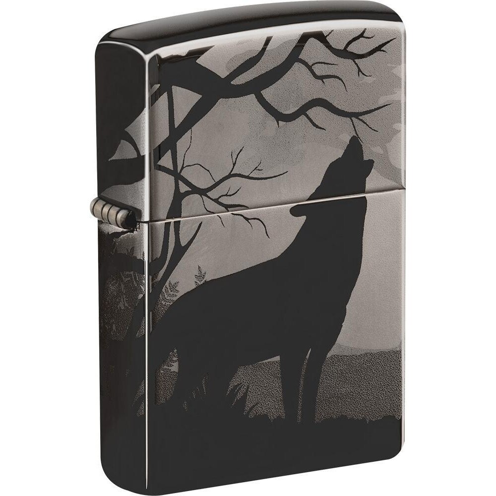 Bricheta Zippo 49188 Howling Wolf Two Sided