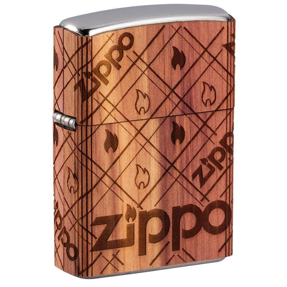 Bricheta Zippo 49331 Woodchuck USA Cedar Wrap