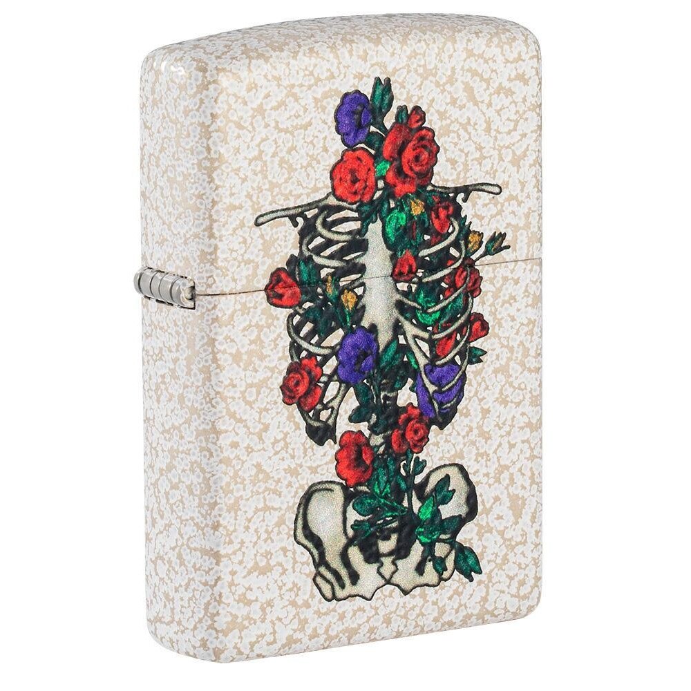 Bricheta Zippo 49252 Floral Skeleton