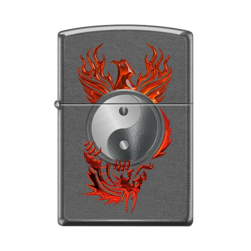 Bricheta Zippo 0822 Red Phoenix - Yin and Yang