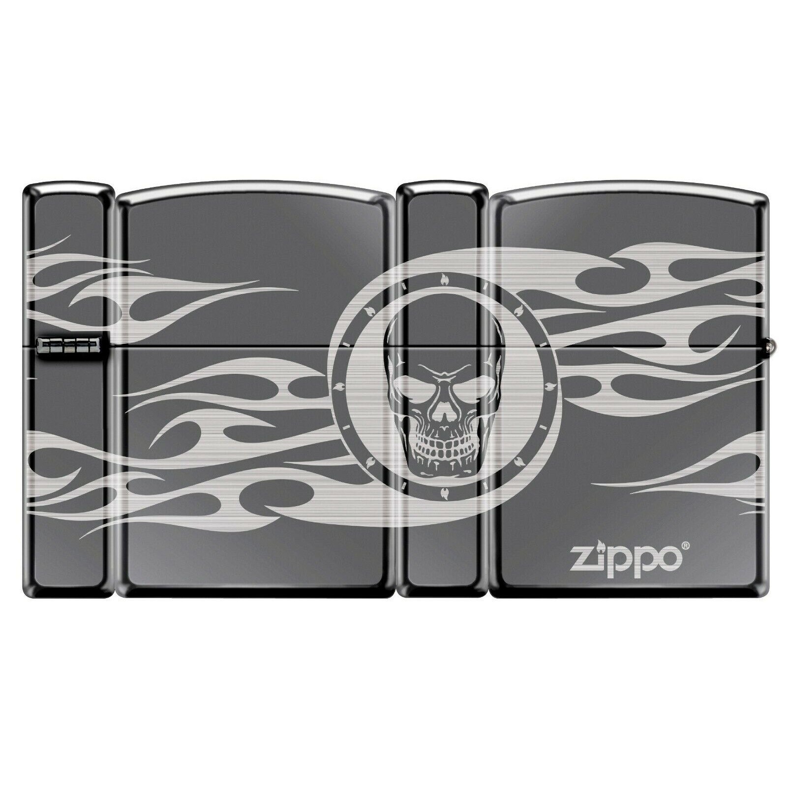 Bricheta Zippo 2478 Skull-Tattoo Design