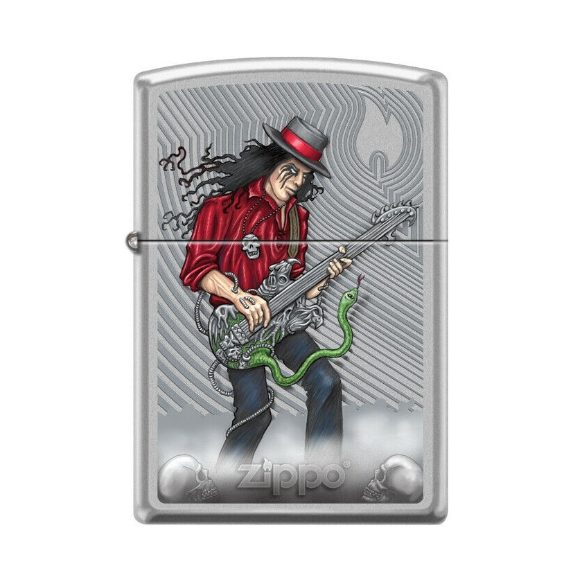 Bricheta Zippo 3842 Guitar Man With Snake
