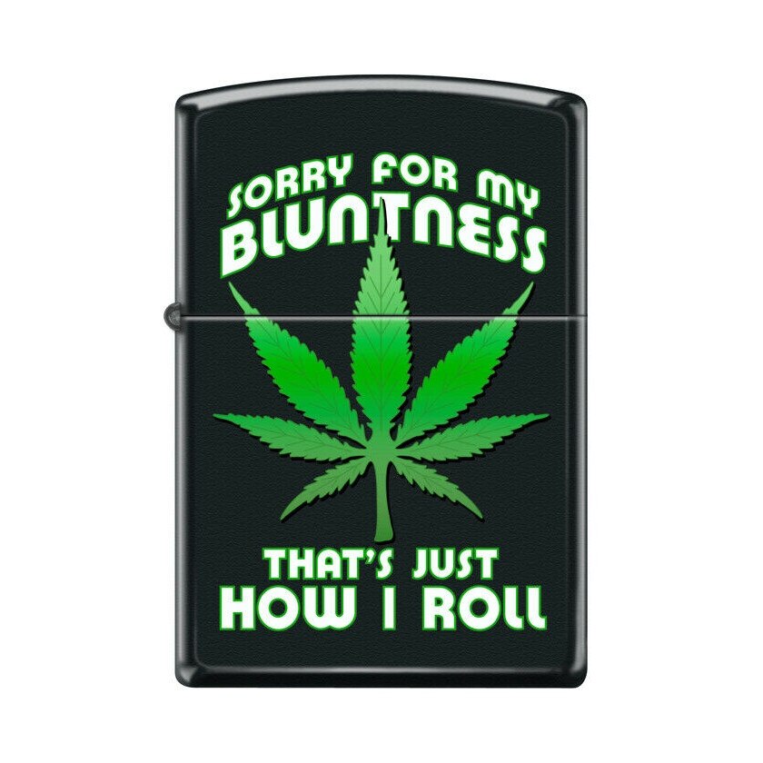 Bricheta Zippo 8659 Marijuana Leaf Bluntness