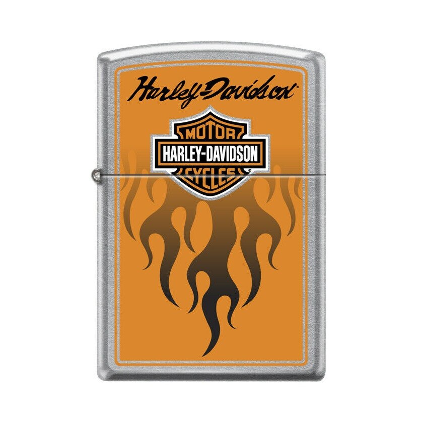 Bricheta Zippo 6886 Harley Davidson Logo & Flames